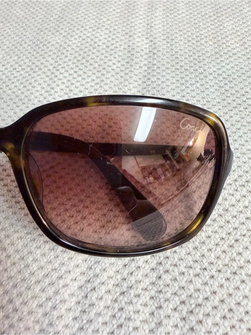 Coach Autumn S8034 Tortoise Brown Gradient Sunglasses Women’s